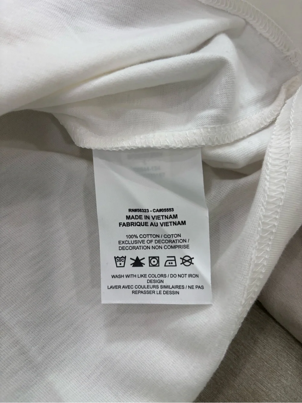 Jordan Mens Oversized White Graphic Tee